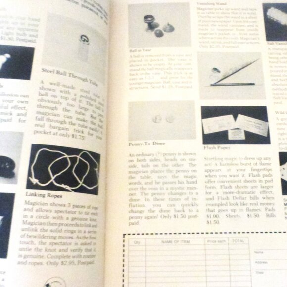 November1975 Houdini's MAGIC MAGAZINE Magician Book Houdini Magic Tricks 4 Ace - Picture 5 of 7